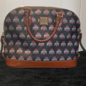 Dooney & Bourke Authentic Ohio State leather purse